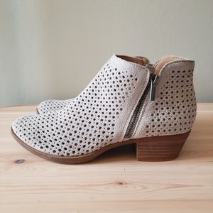 Lucky Brand Perforated Suede Bootie